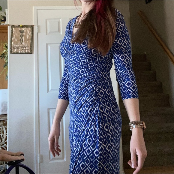 Ralph Lauren fitted dress with diamond pattern - Picture 3 of 4